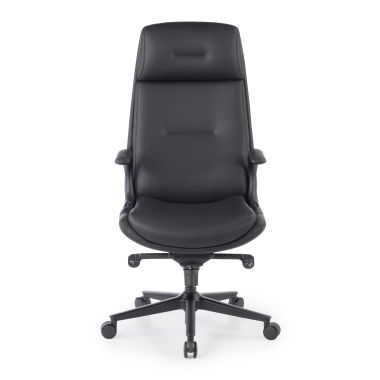 office chair black kronberg synthetic leather upholstered armrests 3