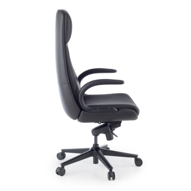 office chair black kronberg synthetic leather upholstered armrests 8