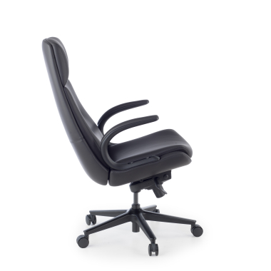 office chair black kronberg synthetic leather upholstered armrests 4
