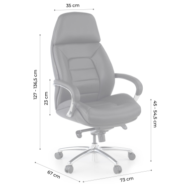 office chair black regent synthetic leather upholstered armrests 12