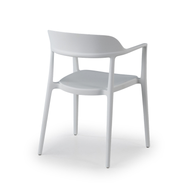visitor chair white riga plastic no armrests 8