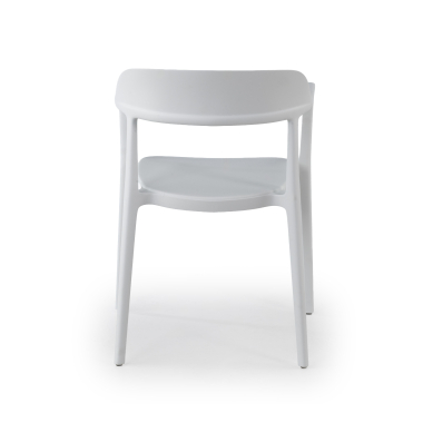 visitor chair white riga plastic no armrests 9