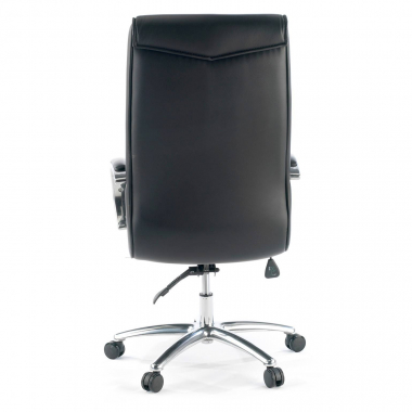 office chair black texas natural skin upholstered armrests lumbar support 7