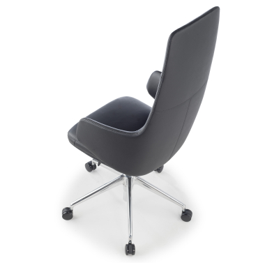 office chair black kassel natural skin fixed armrests 11