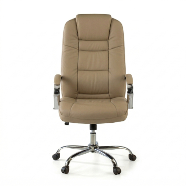 office chair beige adana synthetic leather upholstered armrests 5