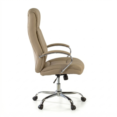 office chair beige adana synthetic leather upholstered armrests 6