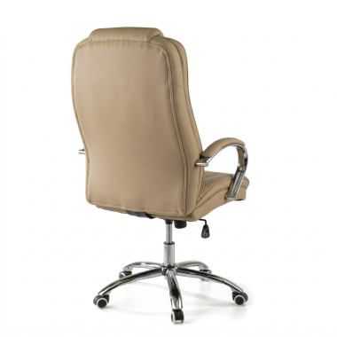 office chair beige adana synthetic leather upholstered armrests 7