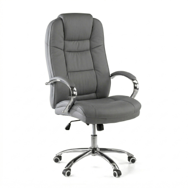 office chair gray adana synthetic leather upholstered armrests 1