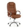 Adana Office Chair, very sturdy up to 130 kg, chrome arms
