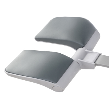 ergonomic chair gray erghos x4 pro mesh 6d adjustable armrests double lumbar support headrest extendable footrest 16
