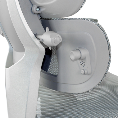 ergonomic chair gray erghos x4 pro mesh 6d adjustable armrests double lumbar support headrest extendable footrest 9