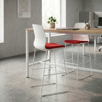 Swing Office Stool, Elegant design, Metal legs
