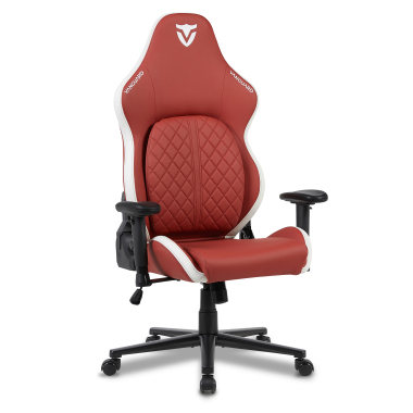 gaming chair white red vanguard synthetic leather movable armrests headrest cushion headrest 13