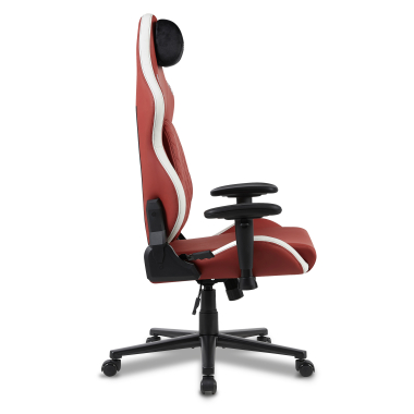 gaming chair white red vanguard synthetic leather movable armrests headrest cushion headrest 11