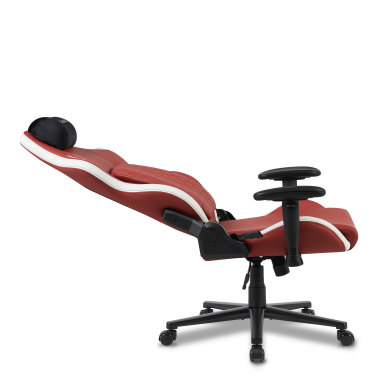 gaming chair white red vanguard synthetic leather movable armrests headrest cushion headrest 12