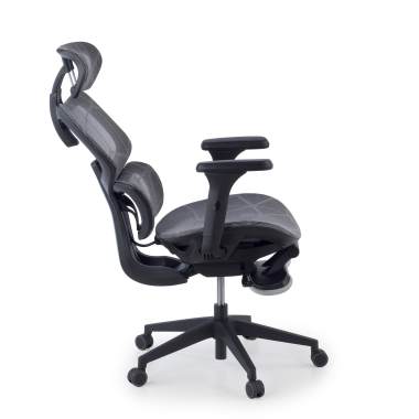 ergonomic chair gray every mesh 3d adjustable armrests headrest extendable footrest 8