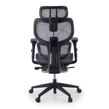 ergonomic chair gray every mesh 3d adjustable armrests headrest extendable footrest 10
