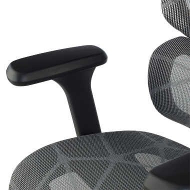 ergonomic chair gray every mesh 3d adjustable armrests headrest extendable footrest 11