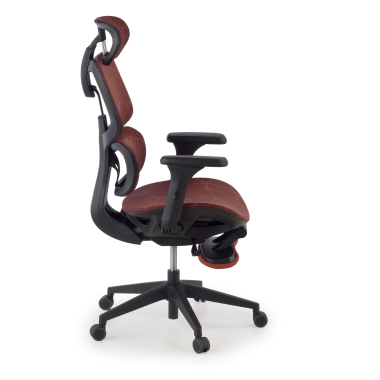 ergonomic chair red every mesh 3d adjustable armrests headrest extendable footrest 11