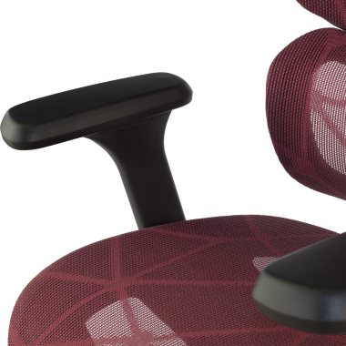 ergonomic chair red every mesh 3d adjustable armrests headrest extendable footrest 10