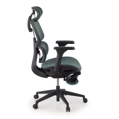 ergonomic chair green every mesh 3d adjustable armrests headrest extendable footrest 11