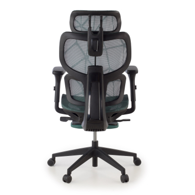 ergonomic chair green every mesh 3d adjustable armrests headrest extendable footrest 8