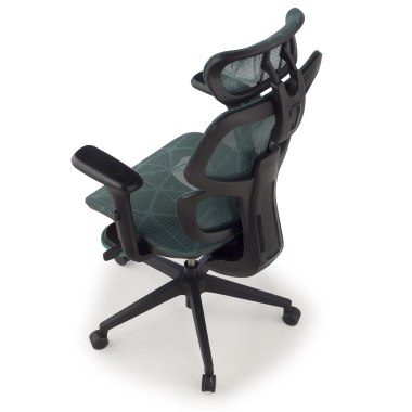 ergonomic chair green every mesh 3d adjustable armrests headrest extendable footrest 12