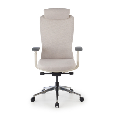 ergonomic chair beige gemini fabric 4d adjustable armrests 3