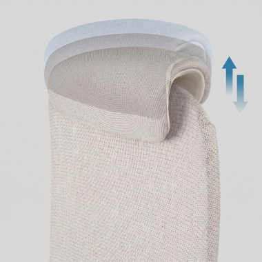 ergonomic chair beige gemini fabric 4d adjustable armrests 10