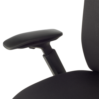 ergonomic chair black gemini fabric 4d adjustable armrests 12
