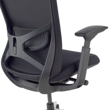 ergonomic chair black gemini fabric 4d adjustable armrests 13