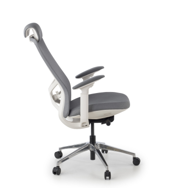 ergonomic chair gray gemini fabric 4d adjustable armrests 10