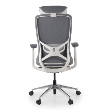 ergonomic chair gray gemini fabric 4d adjustable armrests 8