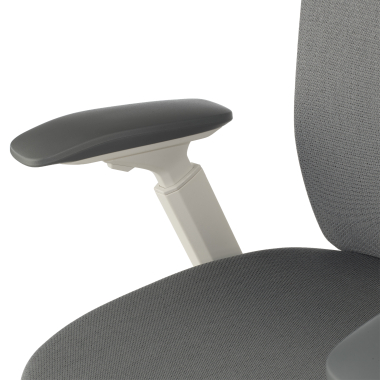 ergonomic chair gray gemini fabric 4d adjustable armrests 14