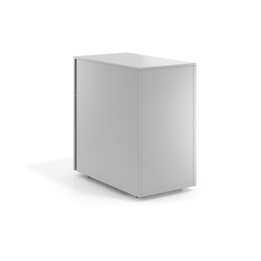 desk drawer unit filing cabinet aluminum 3 drawers narrow design metal 6