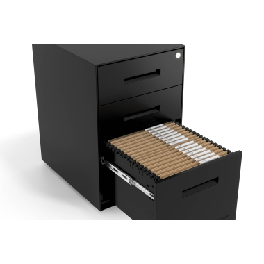 desk drawer unit filing cabinet black black frame metal 5