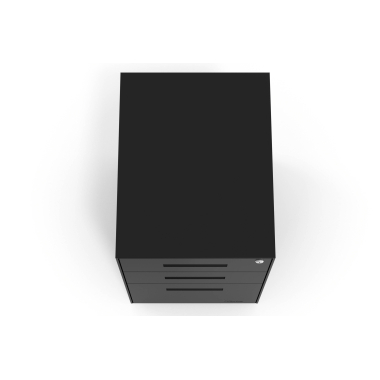 desk drawer unit filing cabinet black black frame metal 7