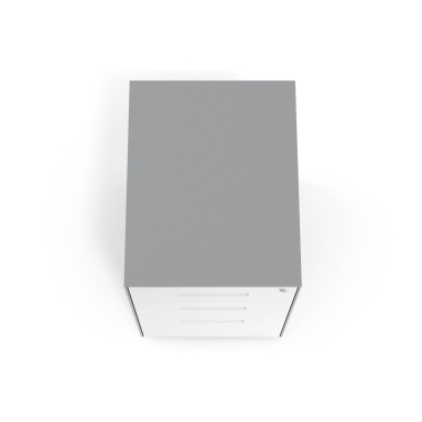 desk drawer unit filing cabinet white aluminium frame metal 7