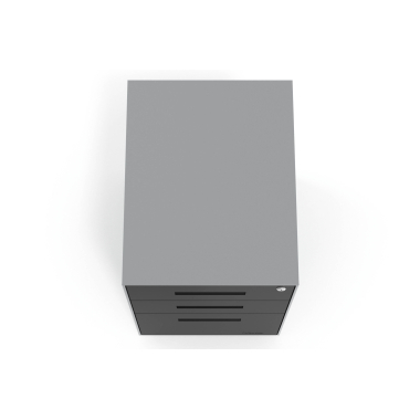 desk drawer unit filing cabinet black aluminium frame metal 7