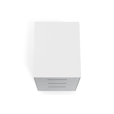 desk drawer unit filing cabinet aluminum white frame metal 7