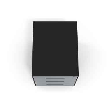 desk drawer unit filing cabinet anthracite black frame metal 7