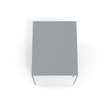 desk drawer unit filing cabinet white aluminium frame metal 7