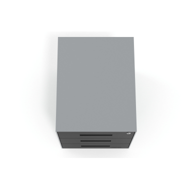 desk drawer unit filing cabinet black aluminium frame metal 7