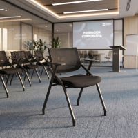 Conference chair Prada, folding and stackable, with mesh backrest