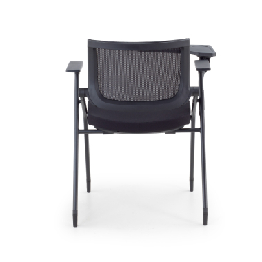 chair with writing tablet black with writing tablet mesh fixed armrests 13