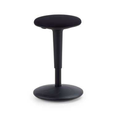 office stool black giro fabric no armrests 1