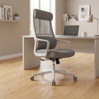 Desk Chair with Tilting Backrest and Adjustable Headrest Venus