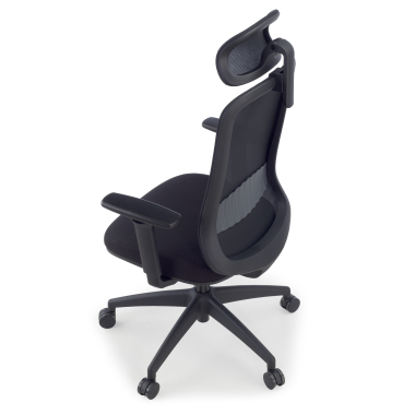 home office chair black task mesh 1d adjustable armrests lumbar support headrest 12