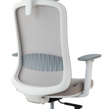 home office chair beige task mesh 1d adjustable armrests lumbar support headrest 5