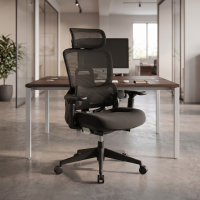 Ergonomic orthopaedic office chair Zen with headrest